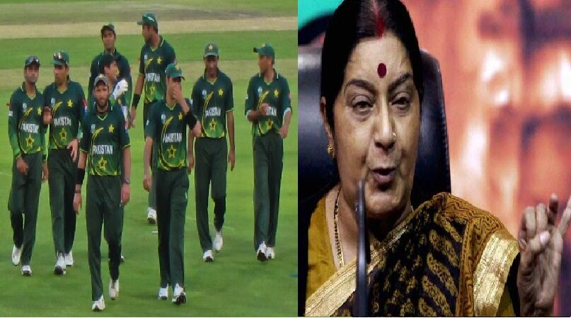 पहले पाक आतंकवाद बंद करें, अन्यथा भारत-पाक क्रिकेट की संभावना नहीं : सुषमा स्वराज